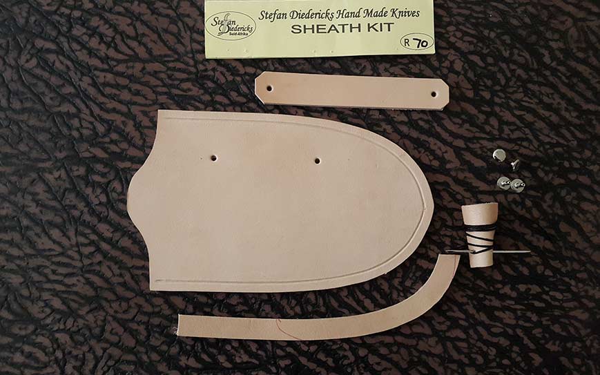 Leather Sheath Making Kit Handmade Custom Knives & Supplies by Stefan