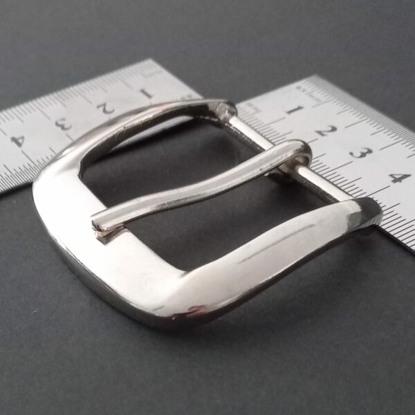 Buckle Rounded 40mm Plated