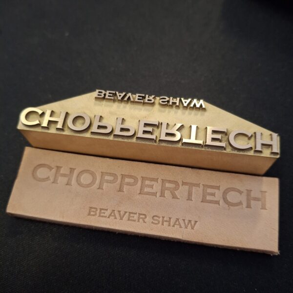 Custom Brass Leather Logo Punch - Image 5
