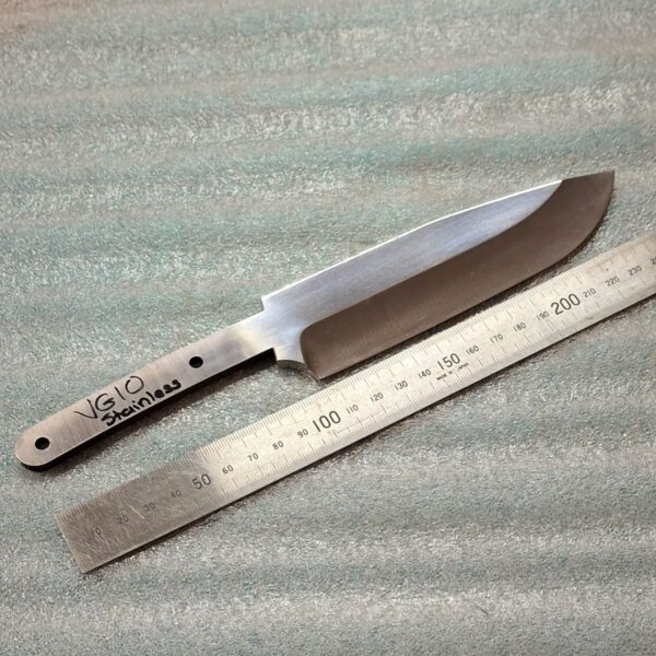 Narrow Tang VG10 Heat Treated Ground Blank