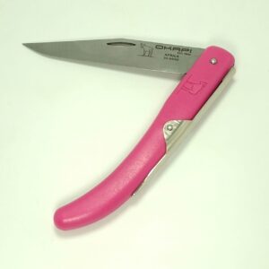 OKAPI Folding Knife – Pink and Stainless