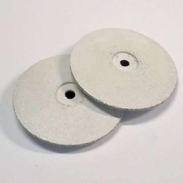 Rubber Wheel Knife-Edge White COARSE